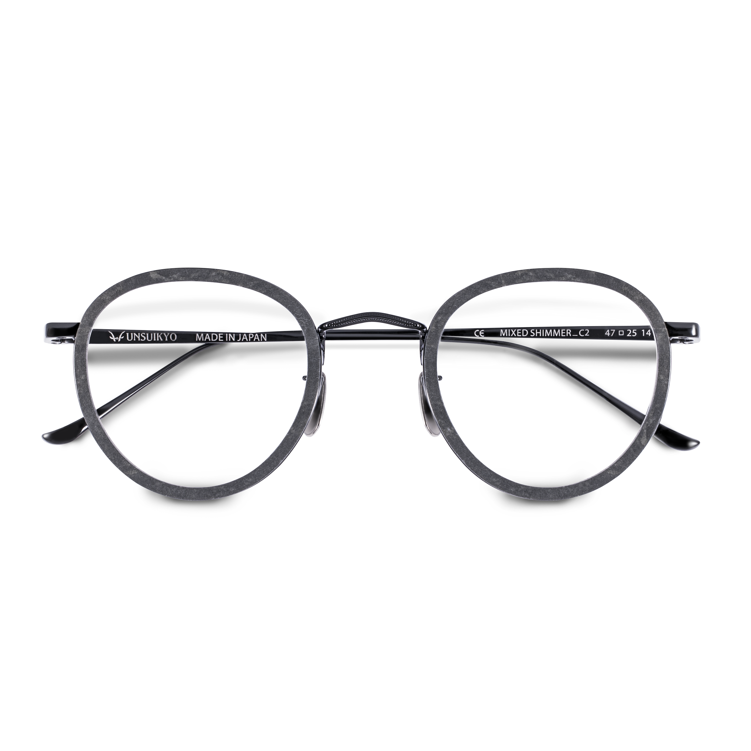 Unsuikyo Mixed Shimmer Mixed Clip 石木眼鏡 自然系眼鏡 Stone eyewear Natural eyewear 先試後付